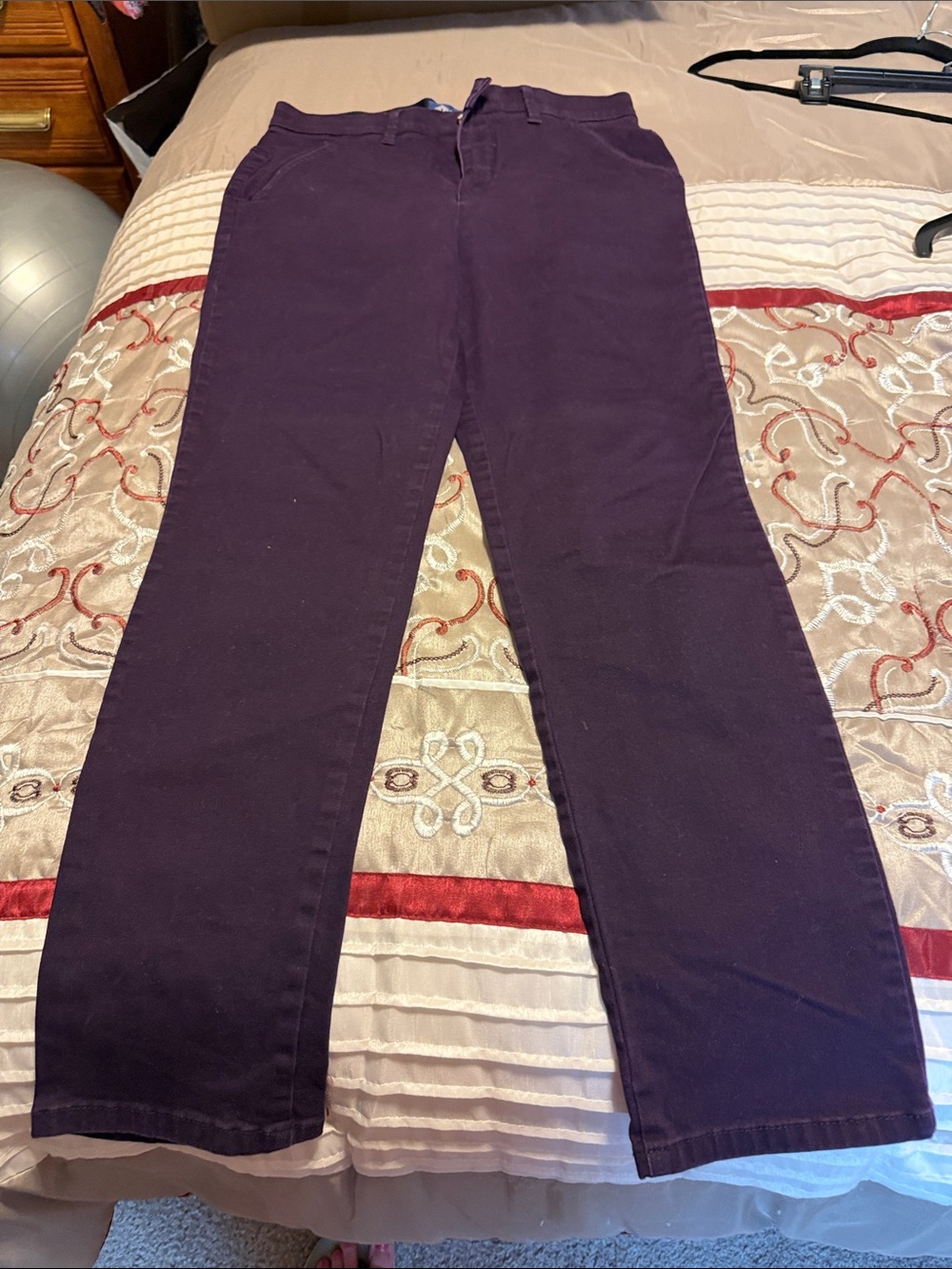 Purple Women's Straight-Leg Jeans